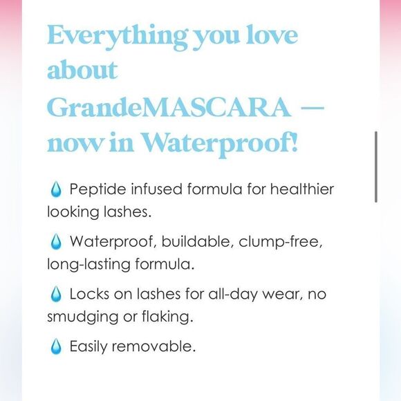 GRANDE COSMETICS GrandeMASCARA Waterproof Conditioning Peptide Mascara - Picture 4 of 6